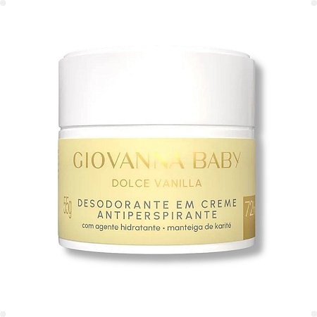 Desodorante Em Creme Antiperspirante Giovanna Baby Dolce Vanilla 72h 55g