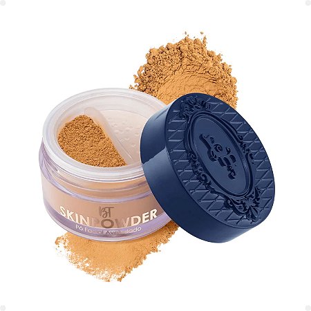 Pó Facial Aveludado Bruna Tavares BT Skinpowder Unique Amber 15g