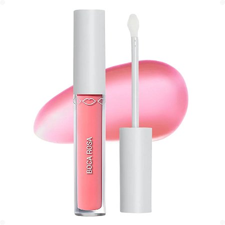 Gloss Labial Boca Rosa Hidra Lábios Pétala Translúcido