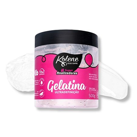 Gelatina Capilar Kolene #Super Finalizadores Ultra Definição 500g