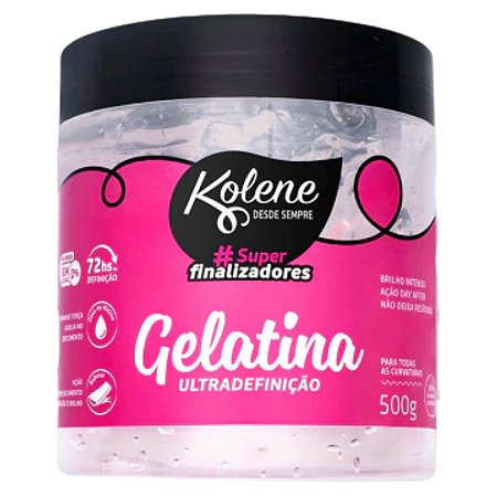 Gelatina Capilar Kolene #Super Finalizadores Ultra Definição 500g