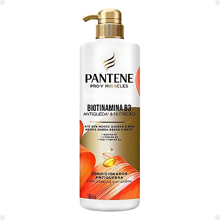 Condicionador Pantene Pro-v Miracles Biotinamina B3: Antiquebra, Antiqueda e Nutrição 510ml