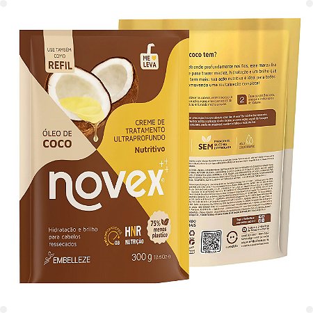 Creme de Tratamento Novex Óleo de Coco Nutritivo 300g