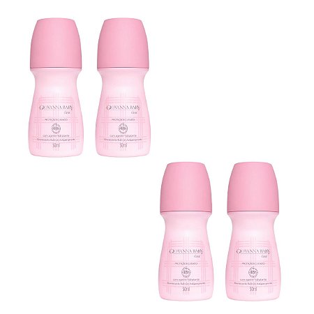 Kit Giovanna Baby: 4 Desodorante Roll-On Classic