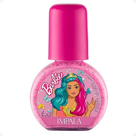 Esmalte Infantil Impala Barbie Brilho Encantado 6ml