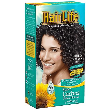Kit Embelleze HairLife Super Cachos: Relaxamento e Definição para Cachos Naturais e Brilhantes