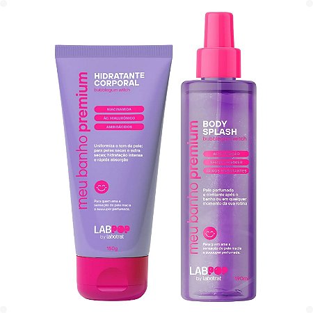 Kit LabPop by Labotrat Bubblegum Witch: Hidratante Corporal e Body Splash