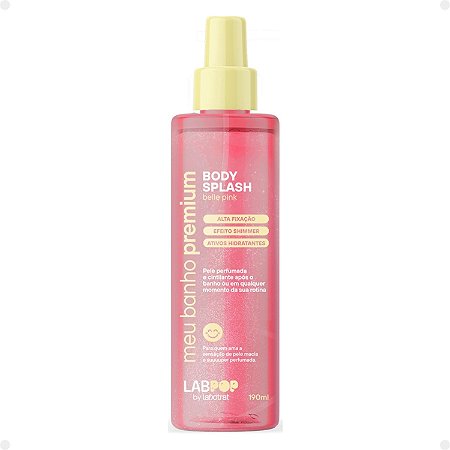 Body Splash LabPop by Labotrat Meu Banho Premium Belle Pink 190ml
