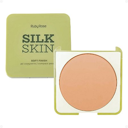Pó Compacto Ruby Rose Silk Skin Soft Finish Light HB-T1400-5