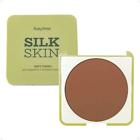 Pó Compacto Ruby Rose Silk Skin Soft Finish Deep HB-T1400-8