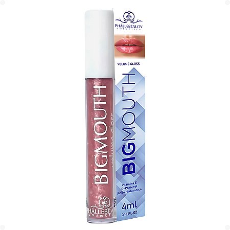Gloss De Aumento Phállebeauty Big Mouth volume Gloss: Rose PH0860