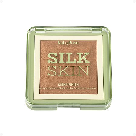 Pó Compacto Ruby Rose Silk Skin Light Finish PC50 HB-M403-5