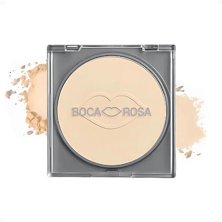 Pó Compacto Boca Rosa Translúcido Cuscuz