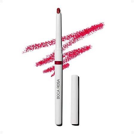 Lápis Contorno Labial Boca Rosa Cereja Intenso