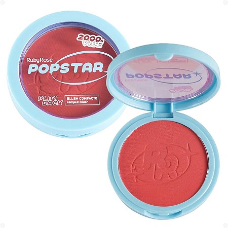 Blush Compacto Ruby Rose Popstar Play Back Diva HB-M08-2