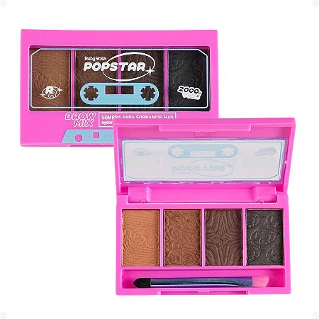 Sombra Para Sobrancelhas Ruby Rose Popstar Brow Mix Hbe2510