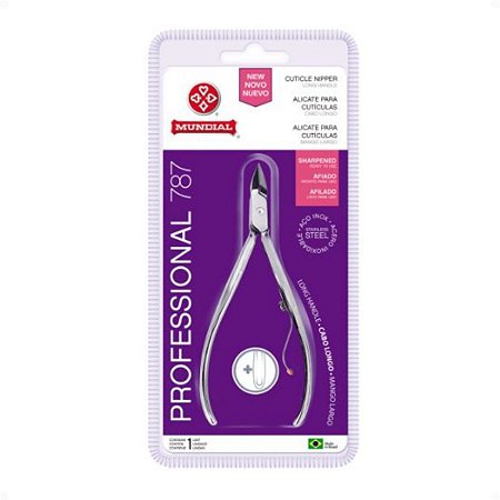 Alicate Para Cutículas Mundial Cabo Longo 787