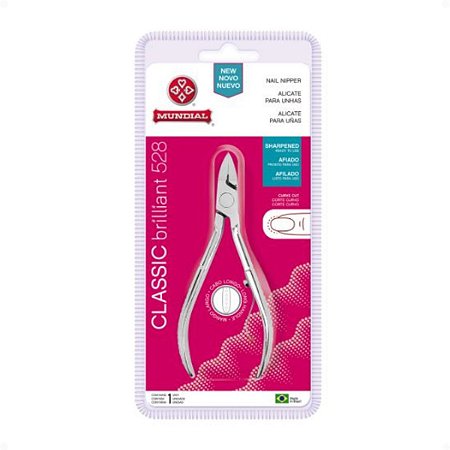 Alicate Para Corte De Unhas Mundial Classic Brilliant 528