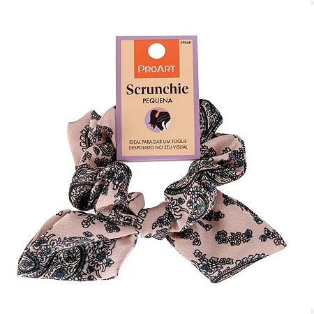 Xuxinha Para Cabelo Proart Scrunchie Pequena Rosê SP06B