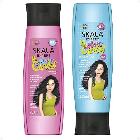 Kit Skala Expert Mais Cachos: Shampoo e Condicionador 325ml
