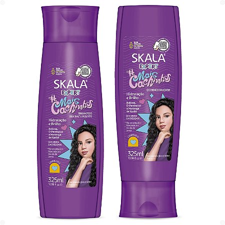 Kit Skala Expert Mais Cachinhos: Shampoo e Condicionador 325ML