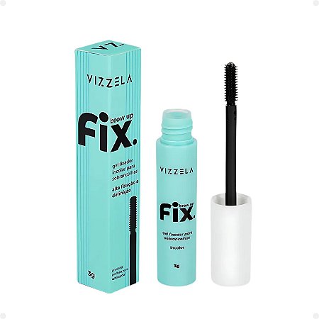 Gel Fixador Para Sobrancelhas Vizzela Brow Up Fix Incolor