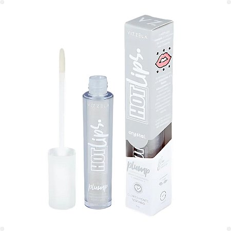 Gloss Labial Vizzela Hot Lips Crystal