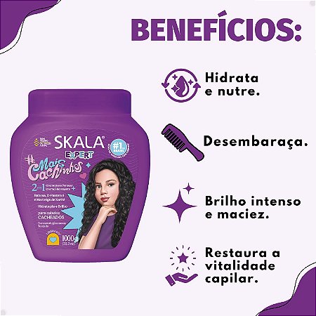 Creme De Tratamento Skala Expert Mais Cachinhos 1000g