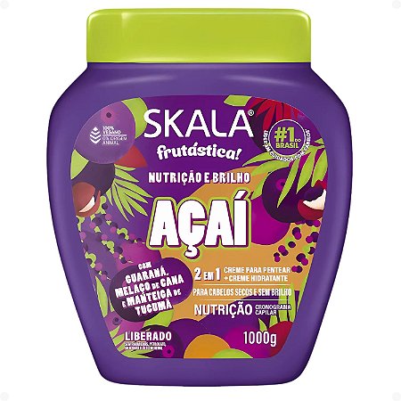 Creme De Tratamento Skala Frutastica Açai 1000g