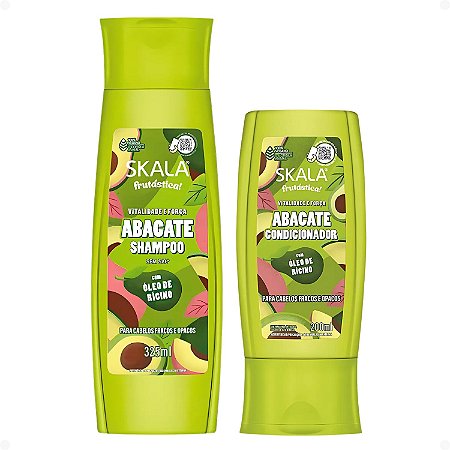 Kit Skala Frutástica Abacate: Shampoo e Condicionador 200ml