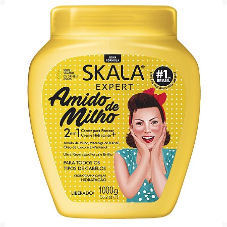 Creme de Tratamento Skala Expert Amido de Milho 1000g