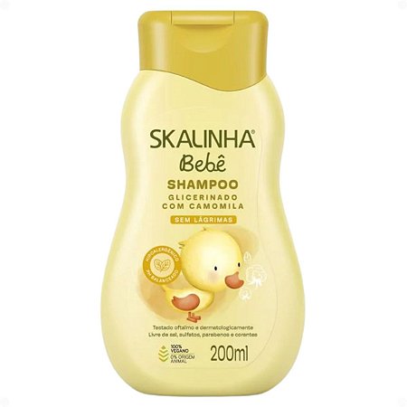 Shampoo Skalinha Bebê Glicerinado Com Camomila 200ml