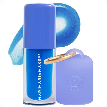 Kit Mari Maria Makeup: Lip Oil Juice Blueberry e Case Blueberry