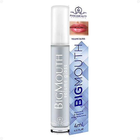 Gloss De Aumento Phállebeauty Big Mouth Volume Gloss Incolor