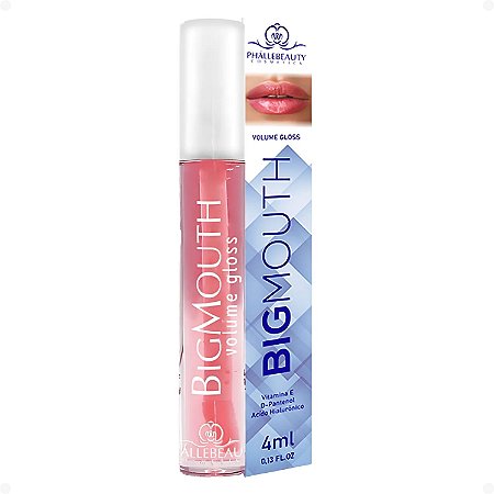 Gloss De Aumento Phállebeauty Big Mouth Volume Gloss Rosa
