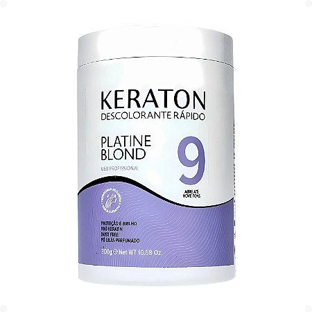 Pó Descolorante Keraton Kert Platine Blond Abre Até 9 Tons 300g