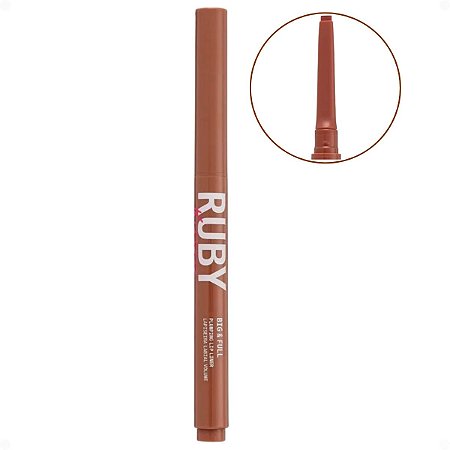 Lapiseira Labial Volume Ruby Kisses Big e Full Nude Beige Rpu01b