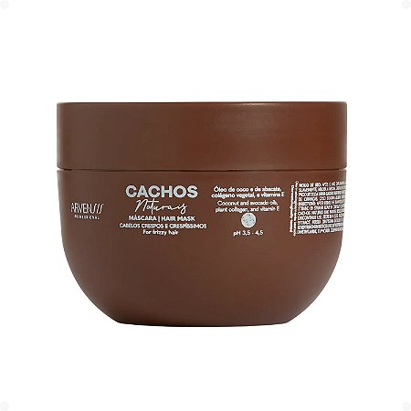 Máscara Arvensis Cachos Naturais Crespos e Crespíssimos 300g