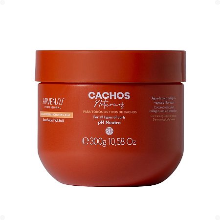 Geleia Ativadora Arvensis Cachos Naturais para Todos os Tipos 300g