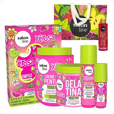 Kit Salon Line Xêrosa Vibes Pop Completo + Mimos