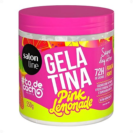 Gelatina Capilar Salon Line Pink Lemonade #ToDeCacho 550g