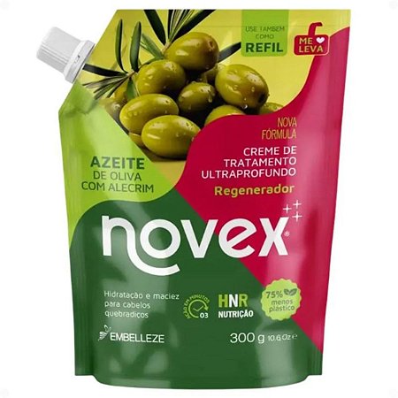 Refil Creme de Tratamento Novex Azeite de Oliva Com Alecrim 300g