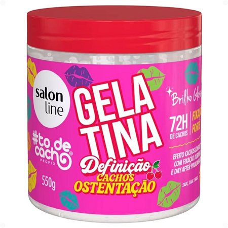 Gelatina Capilar Salon Line Definição Cachos Ostentação #ToDeCacho 550g