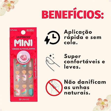 Mini Unhas Autocolantes Kiss New York Impress Dreamland Imm302b