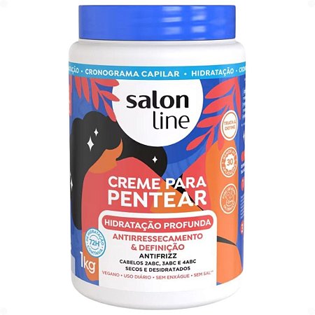 Creme Para Pentear Hidratação Profunda Vegano Salon Line 1kg