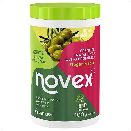 Creme De Tratamento Novex Azeite de Oliva Com Alecrim Regenerador 400g