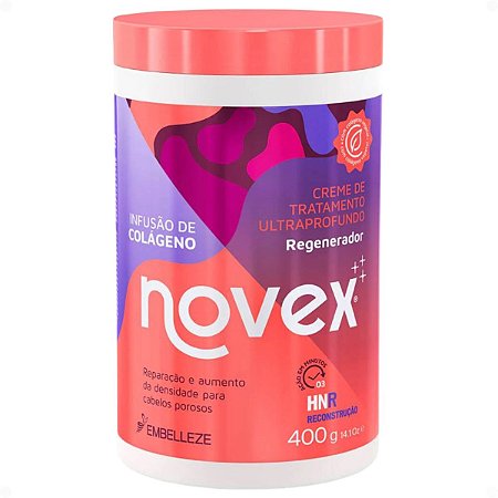 Creme De Tratamento Novex Infusão De Colágeno Regenerador 400g