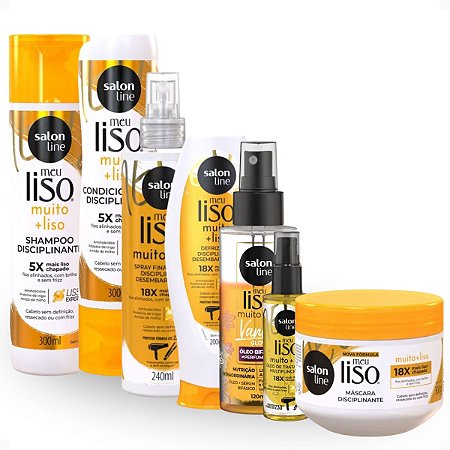 Kit Salon Line Meu Liso Muito + Liso Completo