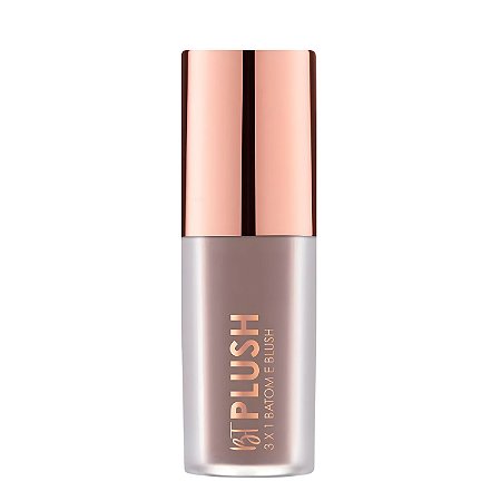 Batom, Blush e Sombra Bruna Tavares Bt Plush 3x1 Latte Bps14b