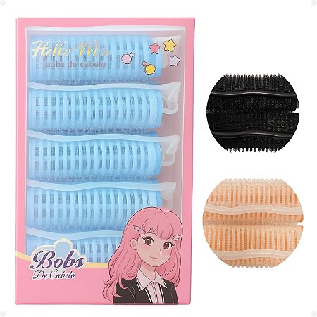 Kit Bobs de Cabelo Com 5 Hello Mini Cores Diversas Fh1710